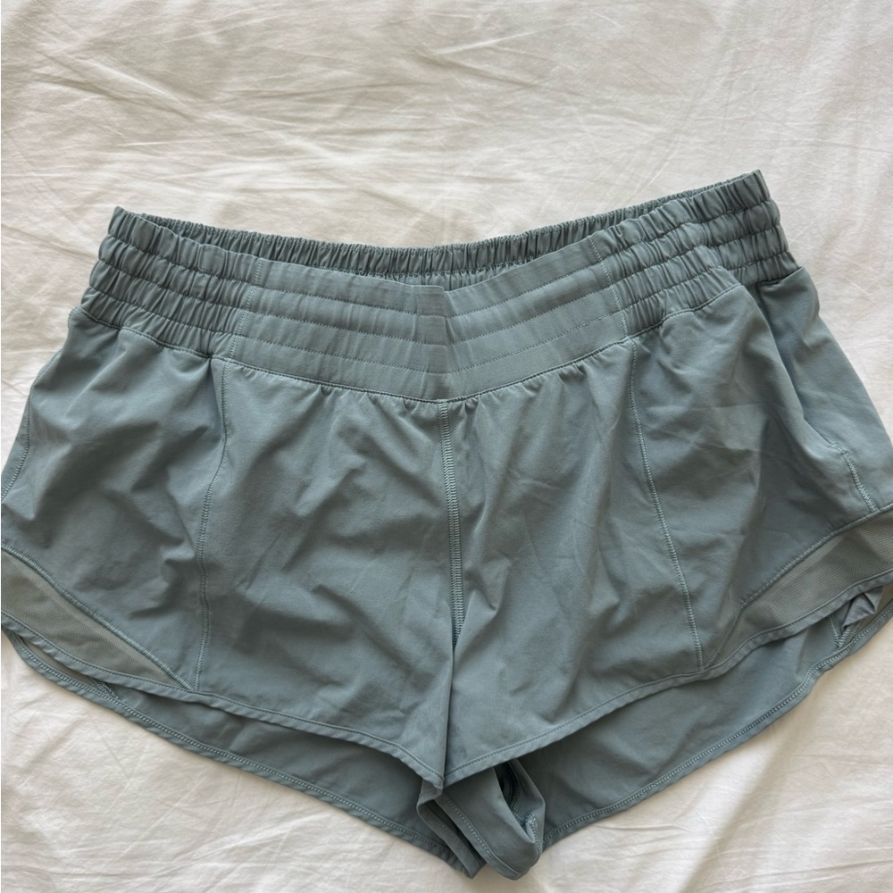 Lululemon Hotty Hot Regular Sage Shorts